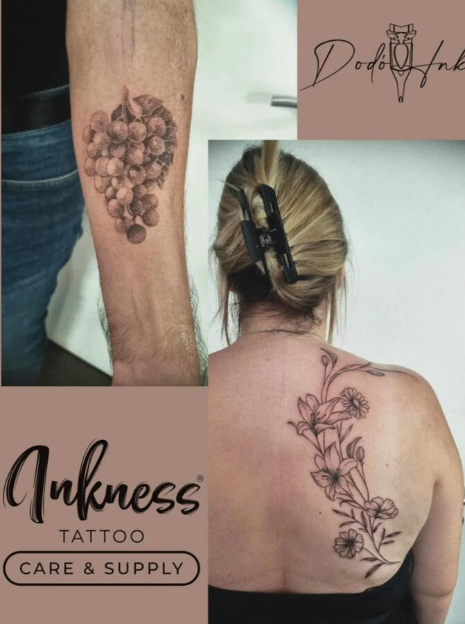 Blackwork tetoválás – győri tetoválás Dodó Ink Tattoo