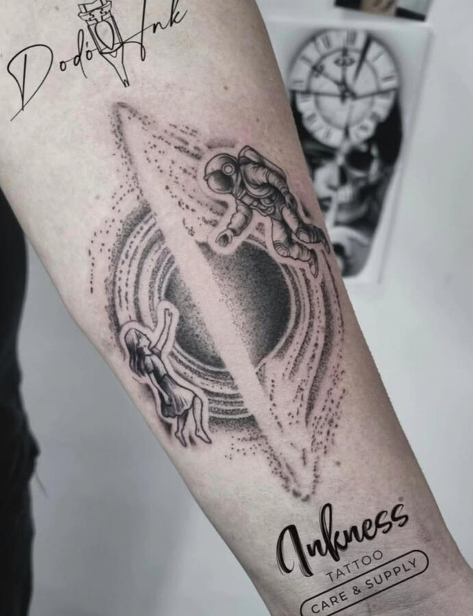 Blackwork tetoválás – győri tetoválás Dodó Ink Tattoo