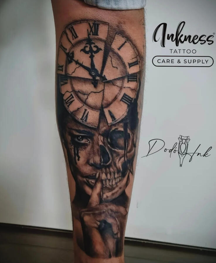 Blackwork tetoválás – győri tetoválás Dodó Ink Tattoo