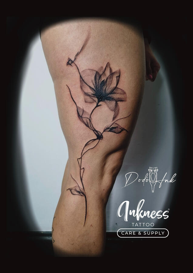 Blackwork tetoválás – győri tetoválás Dodó Ink Tattoo