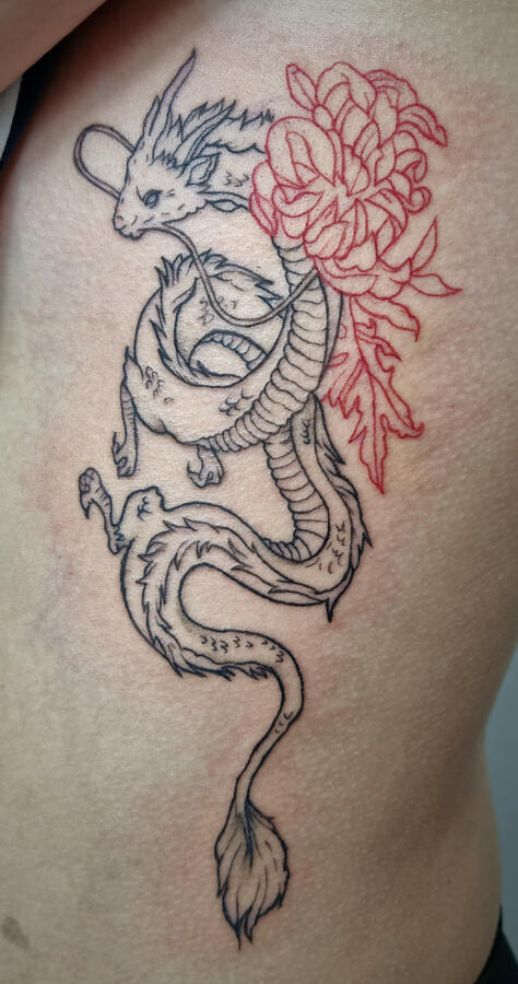 Blackwork tetoválás – győri tetoválás Dodó Ink Tattoo